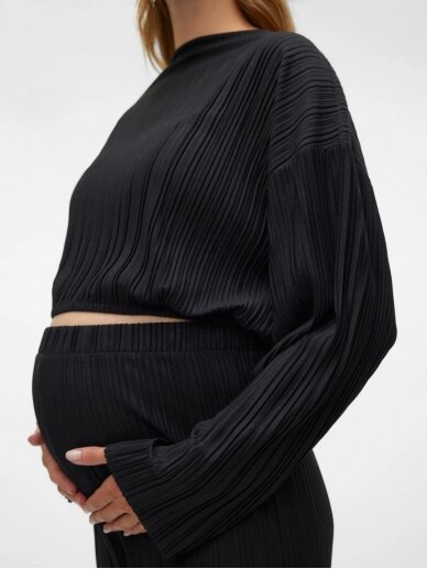 PLISE maternity blouse, Mama;licious (black) 2