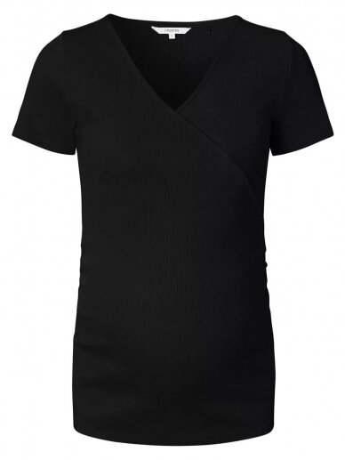 Maternity T-Shirt, Mlnadine, Sanson-black 1