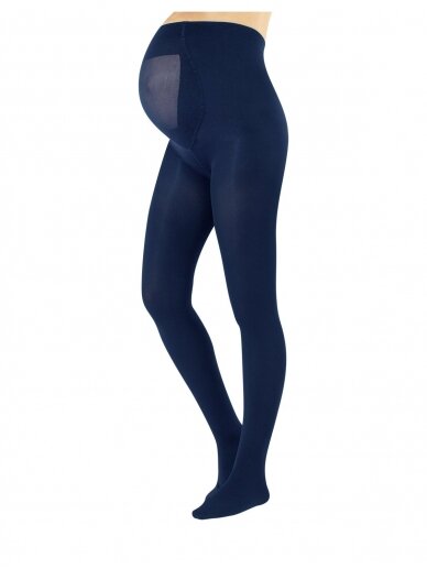 Maternity Tights 100 DEN by Calzitaly (blue)