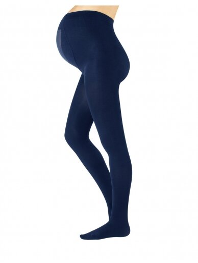Maternity Tights 100 DEN by Calzitaly (blue) 1