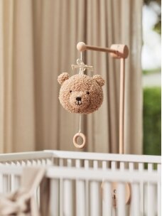 Piekarināmā mūzikālā rotaļlieta bērnu ratiņos/gultiņai Teddy Bear - Naturel, Jollein