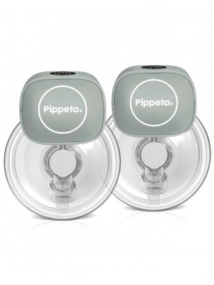 Pippeta ORIGINAL LED | Handsfree Breast Pump, 2-pack (Sea Salt)