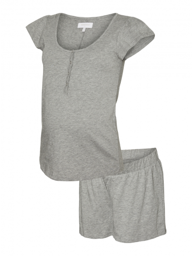 Nursing and pregnant pajamas MLMIRA by Mama;licious (grey)