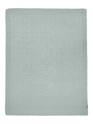 Blanket 75x100, Meyco Baby (Stone green) 2