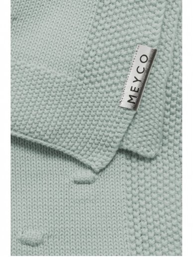 Blanket 75x100, Meyco Baby (Stone green) 1