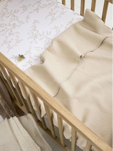 Baby blanket 75x100cm, Meyco Baby (Uni sand) 1