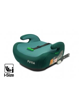 Caretero autokrēsliņš Puma Isofix-I-Size , 125-150 cm, emerald