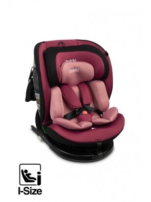 Autokrēsliņš Caretero Mokki I-Size, 0-36 kg, Dirty pink