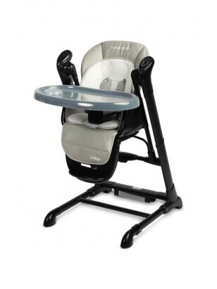 Daudzfunkcionāls barošanas krēsls Caretero Indigo, black/grey