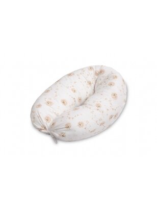 Sensillo XL Pregnancy Pillow DANDELIONS BEIGE