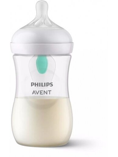 Philips Avent SCY673/01 RESPONSIVE NATURAL PUTELIS AR VENTILĀCI AR GAISA PRIEKŠVĒRUMU 260ML