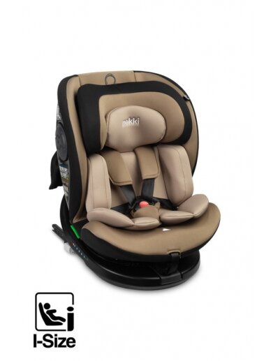 Autokrēsliņš Caretero Mokki I-Size, 0-36 kg, beige