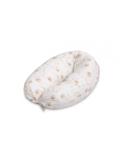 Sensillo XL Pregnancy Pillow DANDELIONS BEIGE