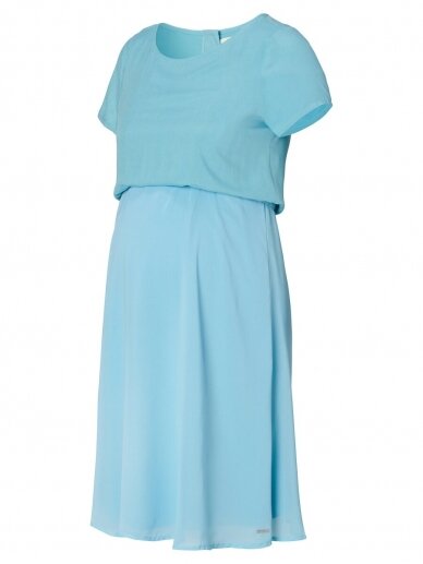 Nursing dress blue grey, Esprit