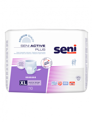 SENI Active biksītes PLUS, XL, 10 gab.