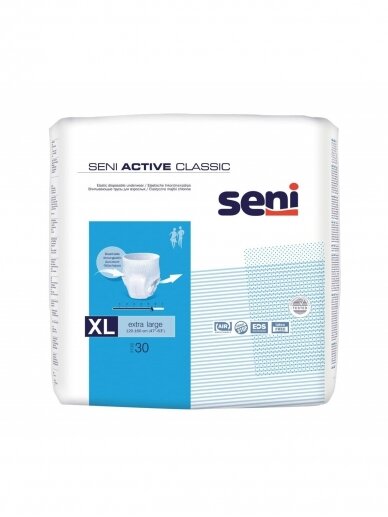 SENI Active Classic biksītes,XL, 1 gab.
