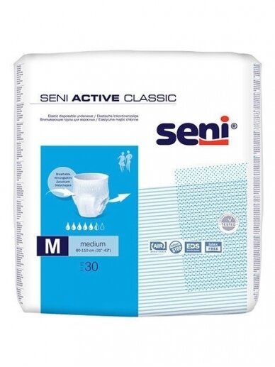 SENI Active Classic Medium biksītes, M, 1 gab.