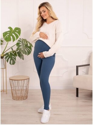 Warm maternity leggings, Mommy (indygo)