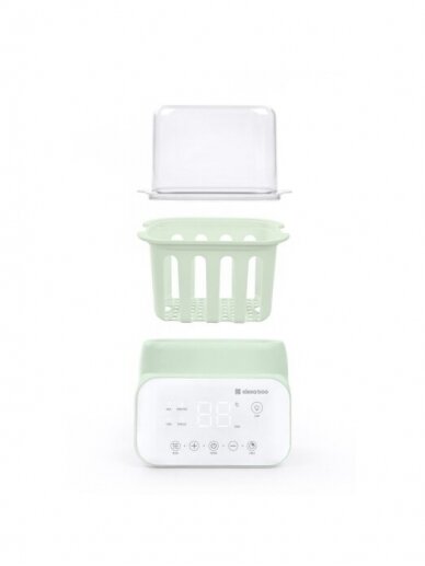 Divu pudelīšu sildītājs-sterilizators Kikkaboo Handy 4 in 1 Mint 1