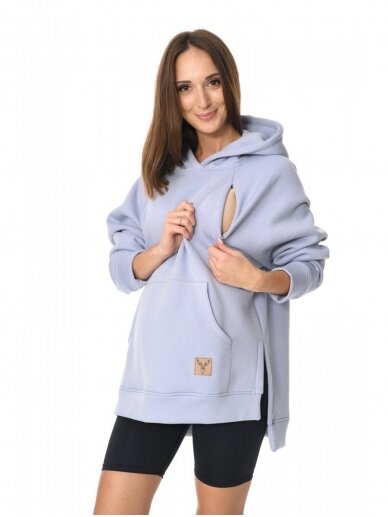 Maternity sweatshirt 2in1 Stella Light Blue, Mija 1