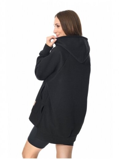 Maternity sweatshirt 2in1 Stella Black, Mija 1