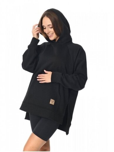 Maternity sweatshirt 2in1 Stella Black, Mija 2
