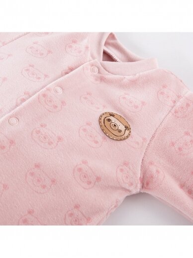 Sleepsuit BIG BEAR, 1 psc., EEVI, Pink 1