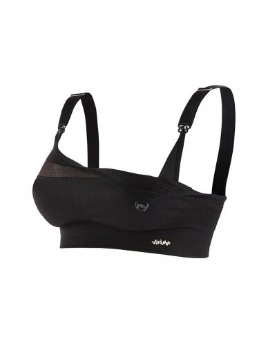 Maternity and nursing sports bra Woma by Cache Coeur (black) 1