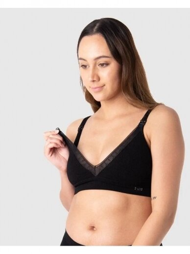 Nursing Bra My Necessity, Caress Regular, HotMilk, Black 2