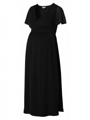 Dress for pregnant and nursing Amelie Maxi, Noppies Burlwood (Black)