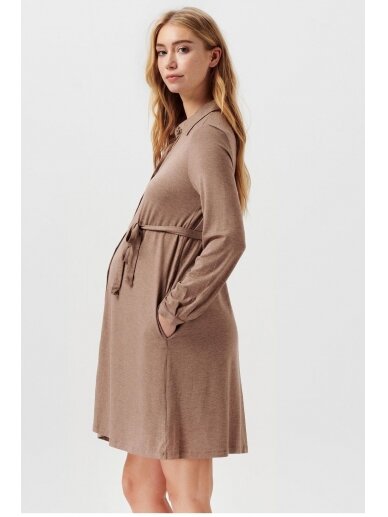 Dress with long sleeves for pregnant and nursing, Esprit 1