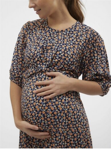 Maternity and nursing midi dress, MLSimone, Mama;licious 5