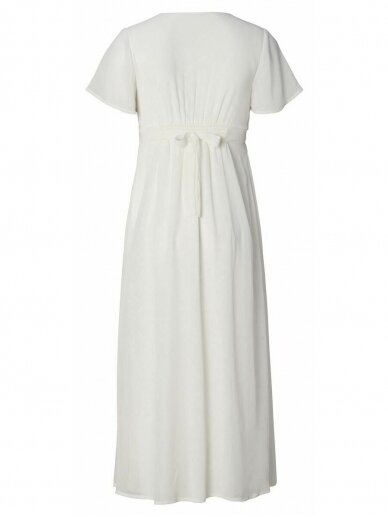 Dress for pregnant and nursing Amelie Maxi, Noppies Burlwood (Cream) 4