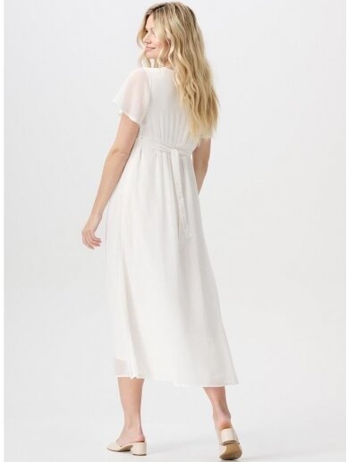 Dress for pregnant and nursing Amelie Maxi, Noppies Burlwood (Cream) 5