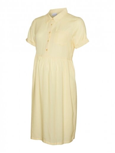 Dress for pregnant and nursing, MLMELANI LIA, Mama;licious (yellow)