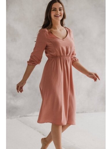 Dress for pregnant and nursing, Lovely, ForMommy (Rose)