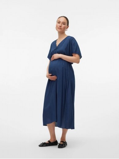 Suknelė nėščioms ir maitinančioms, Mama;licious tamsiai mėlyna 4