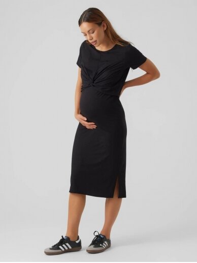 Midi dress, Mlmacy June by Mama;licious (black) 1