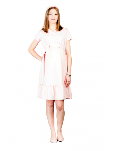 Maternity Arabella Blush Dress, Bebefield