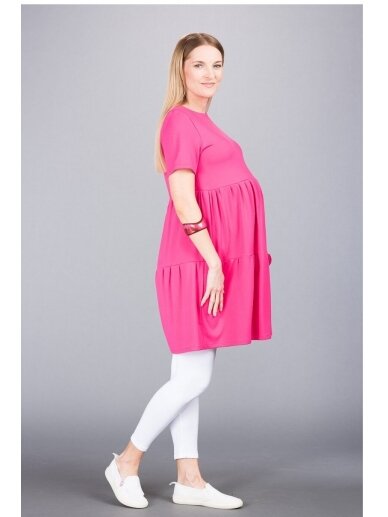 Dress for pregnant, Marlena Fuchsia 1