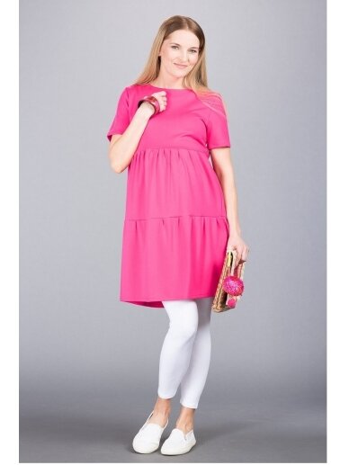 Dress for pregnant, Marlena Fuchsia 3