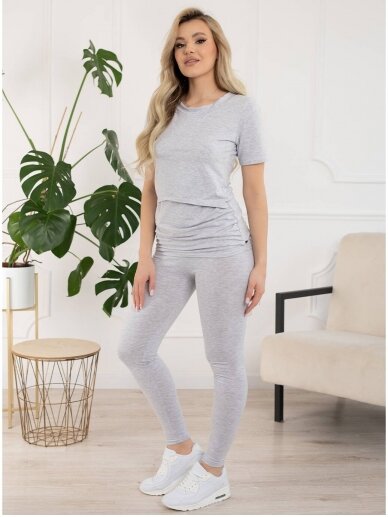 Maternity leggings, Gaja, ForMommy (grey) 8