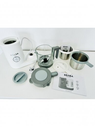 Blenderis - tvaicētājs Beaba Babycook Neo, 912773, Grey/White 3