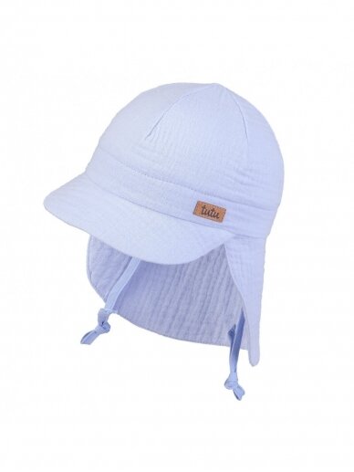 TuTu organic cotton hat with neck protection