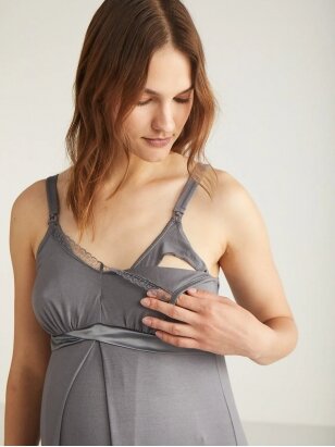 Maternity breastfeeding nightdress, 28113 Vienetta