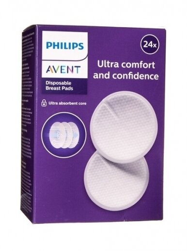 Vienreizlietojamie krūštura ieliktņi 24 gab., Philips AVENT