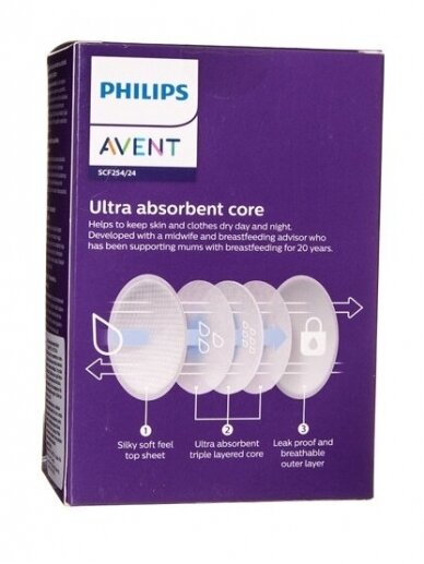 Vienreizlietojamie krūštura ieliktņi 24 gab., Philips AVENT 4