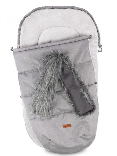 Sleeping bag Indiana, 50x100cm, Sensillo (light grey) 4