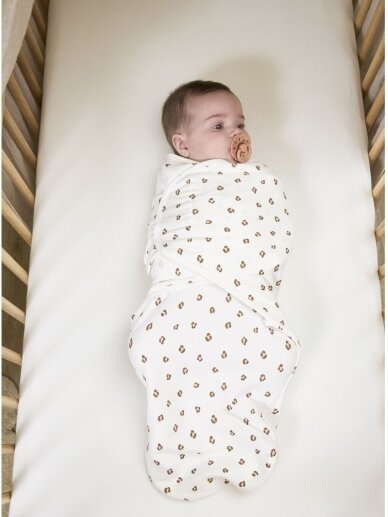 Baby Swaddle, 0-3 months by Meyco Baby, TOG 1,0 Mini panther 2