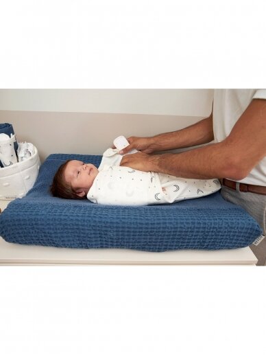 Baby Swaddle, 4-6 months by Meyco Baby, Moon indigo, TOG 1,0 2